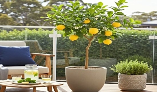 Dwarf Lisbon Lemon tree