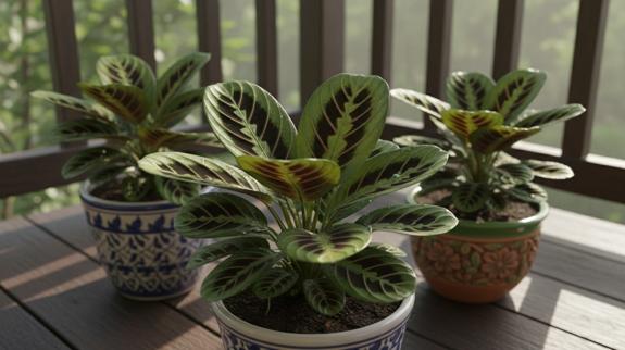 Potted Prayer Plants.